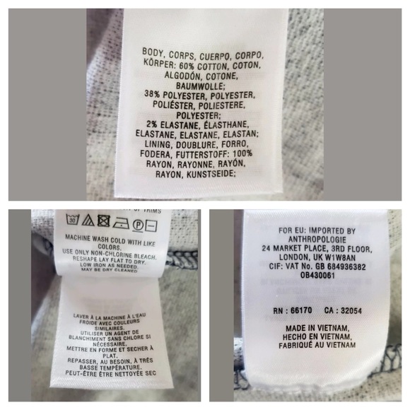 New Anthropologie Maeve Wrap Dress Sz M Blue - Picture 7 of 8